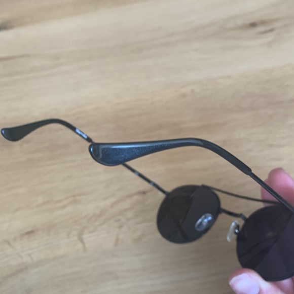 SHEVOKE Damon Jet Black Round Sunglasses - Picture 8 of 12